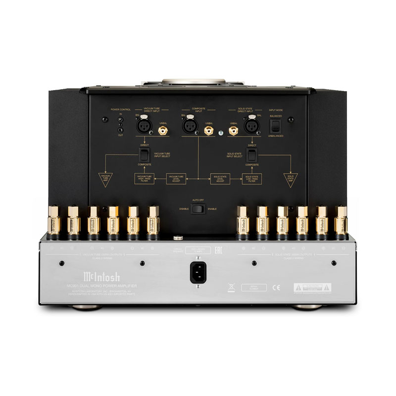 Mono Power McIntosh MC901, 1 Kênh, 600W (Phần Solid State), 300W (Phần Vacuum Tube)-8