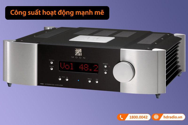 công suất mạnh mẽ