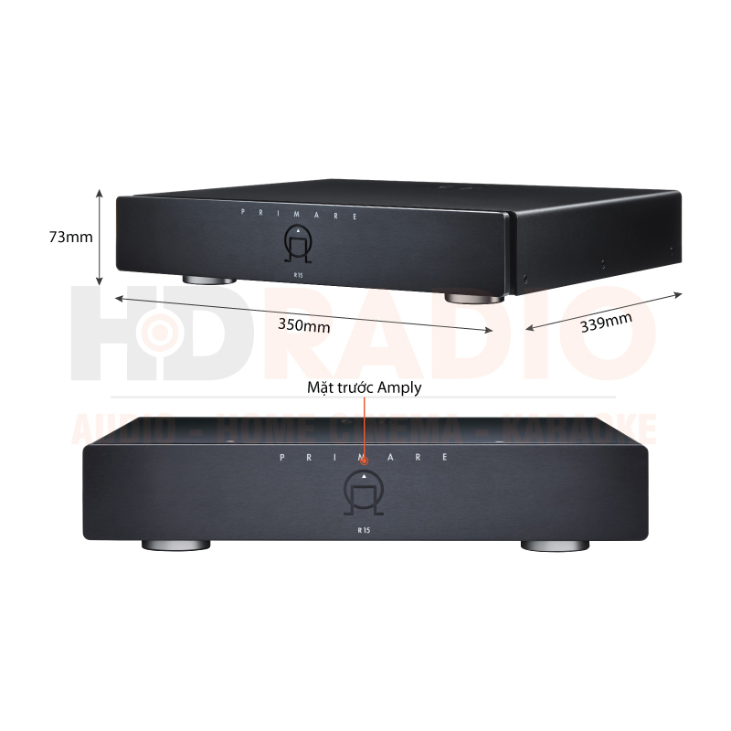 Chú thích Phono Pre Amply Primare R15