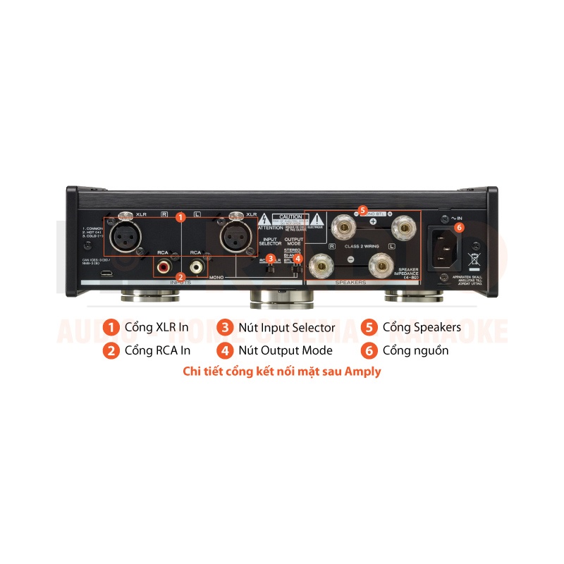 Chú thích Power Amply TEAC AP-505