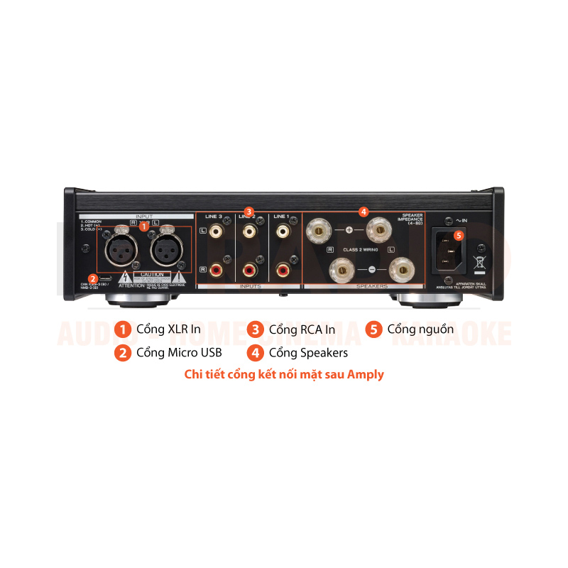 Chú thích Amply TEAC AX 505