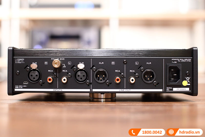 Trang bị 2 chuẩn đầu vào tín hiệu phono