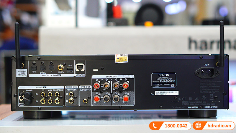 Mặt sau amply Denon PMA-900HNE