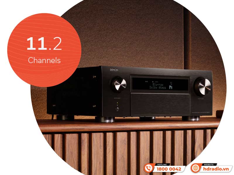 11 kênh Amply Denon AVC-X 6800H