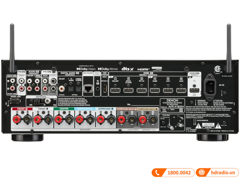 Amply Denon AVR-X1800H