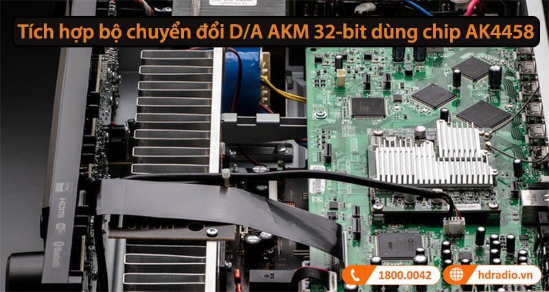 DAC của Ampli Denon DRA-800H