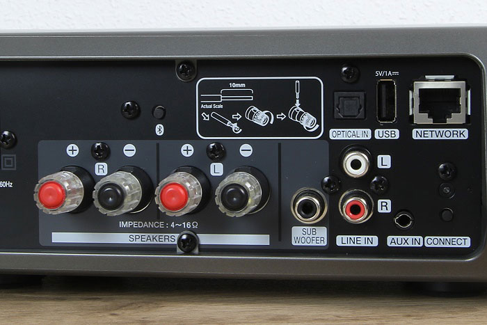 Cổng kết nối amply Denon Heos Amp HS2