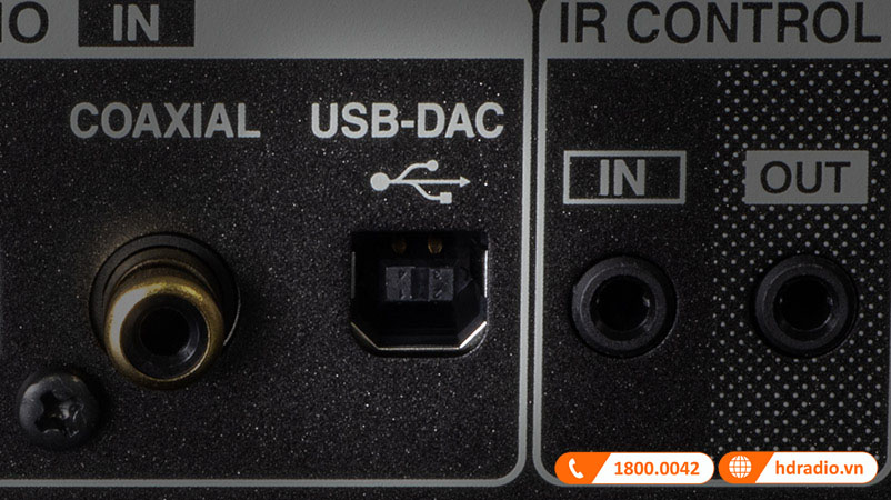 đầu vào USB-DAC với độ phân giải cao