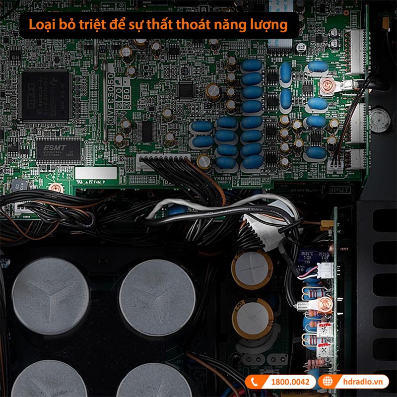 Loại bỏ triệt để sự thất thoát năng lượng và suy giảm tín hiệu âm thanh