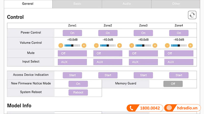Cài đặt cấu hình thường dùng trên web