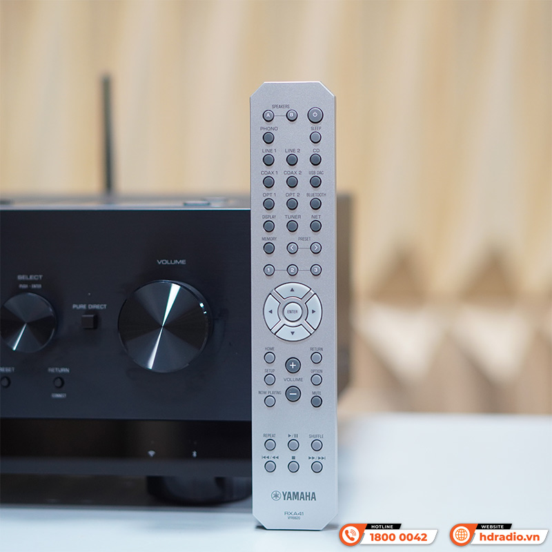 Amply Yamaha R-N800A, 2 Kênh, 120W/CH (6Ohm), Phono, Optical, Bluetooth, Wifi, Airplay-11