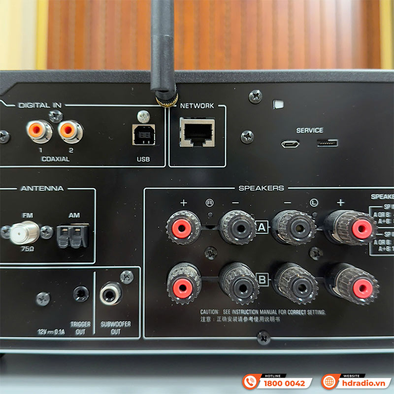 Amply Yamaha R-N800A, 2 Kênh, 120W/CH (6Ohm), Phono, Optical, Bluetooth, Wifi, Airplay-9