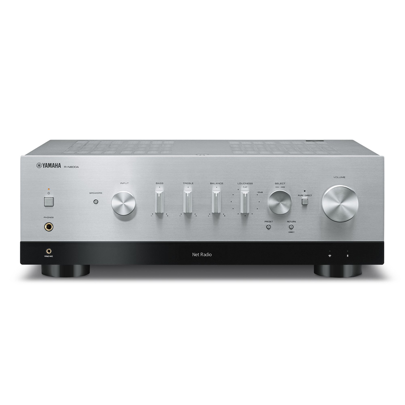 Amply Yamaha R-N800A, 2 Kênh, 120W/CH (6Ohm), Phono, Optical, Bluetooth, Wifi, Airplay