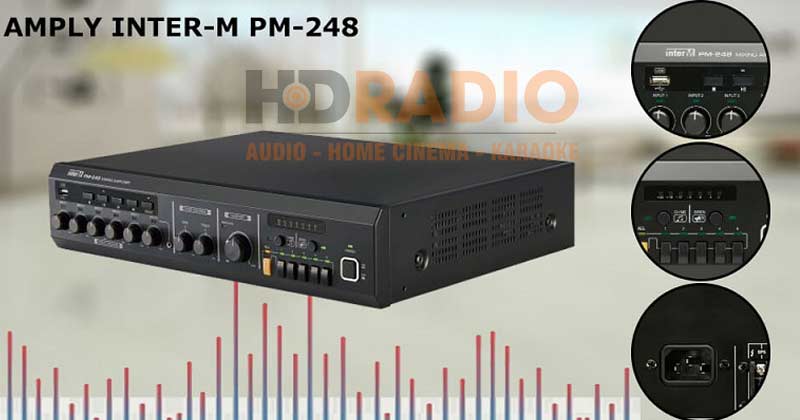Thiết kế Amply đa vùng Inter-M PM-248