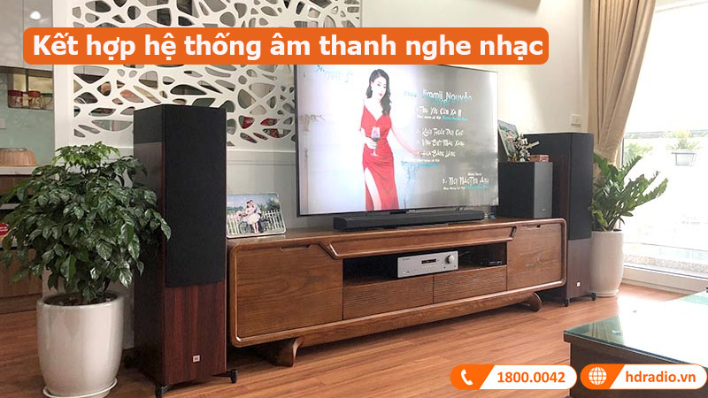 Amply Cambridge Audio AXR100 ứng dụng thực tế 