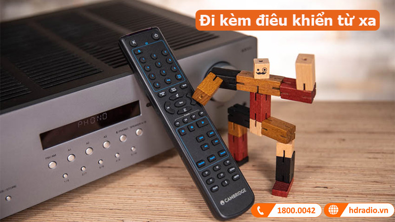 Amply Cambridge Audio AXR85 đi kèm điều khiển từ xa