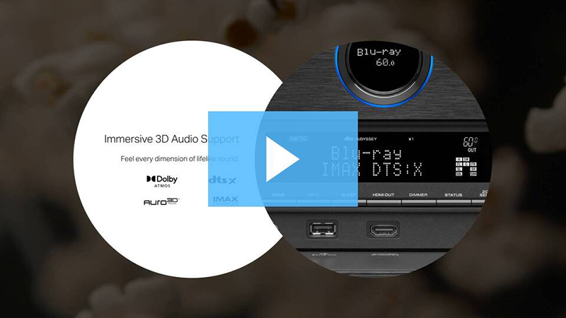 Tận hưởng âm thanh vòm 3D cao cấp