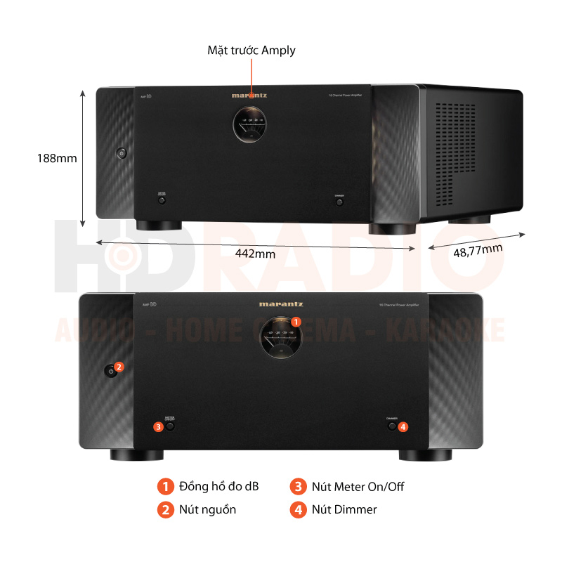 Chú thích Amply Marantz AMP 10