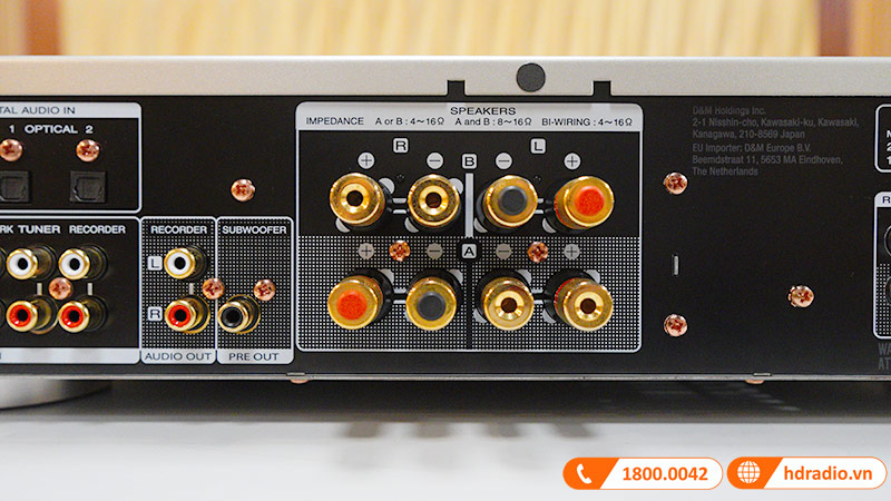 Cổng kết nối amply Marantz PM6007