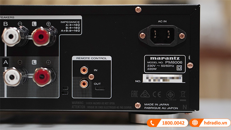ảnh thực tế Amply Marantz PM8006