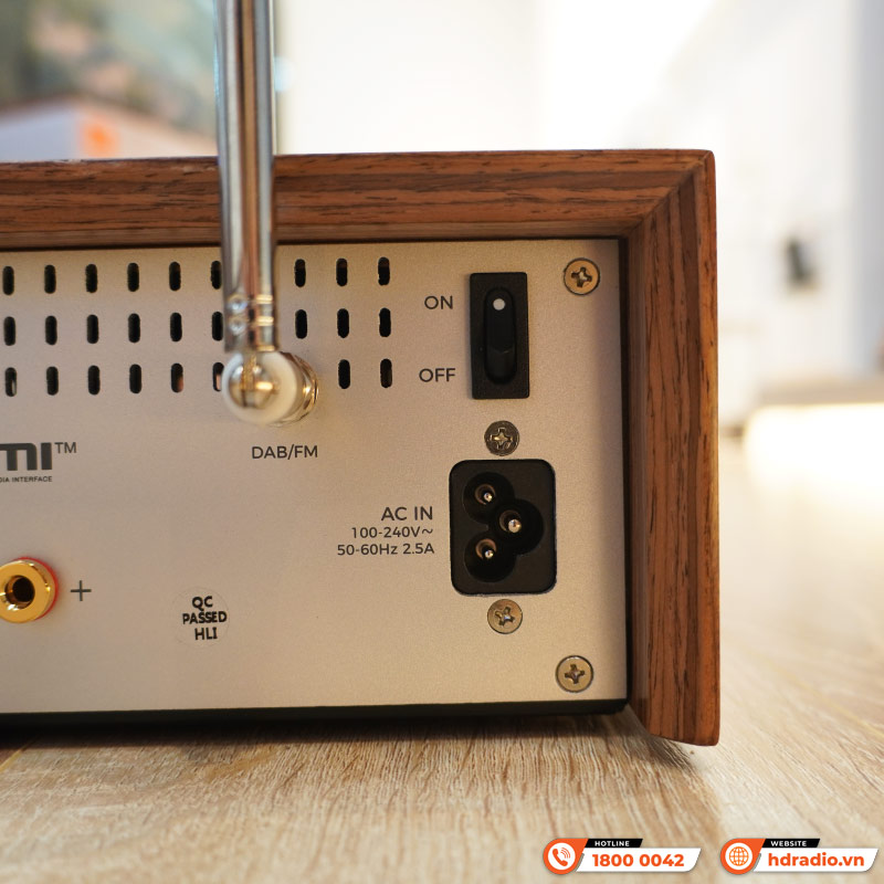 Amply Ruark R610, 2 × 75W/kênh Class-D, Wi-Fi, Bluetooth 5.1, HDMI ARC/eARC, AirPlay, Google Cast-7