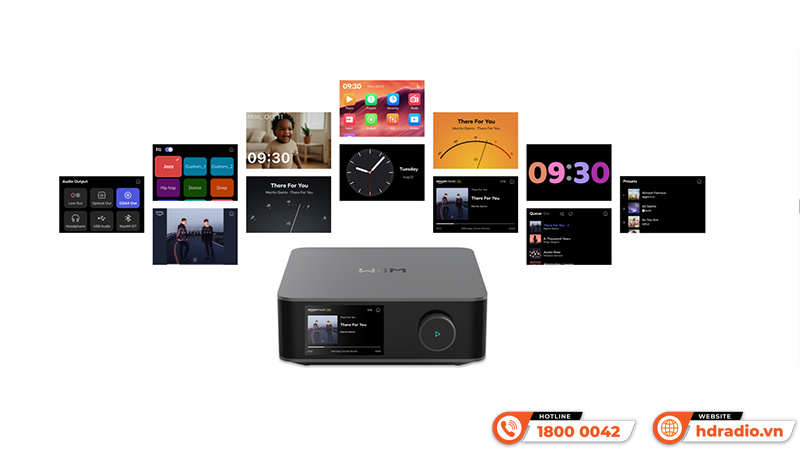 Amply WiiM Amp Ultra sở hữu Thiết kế sang trọng, bền bỉ