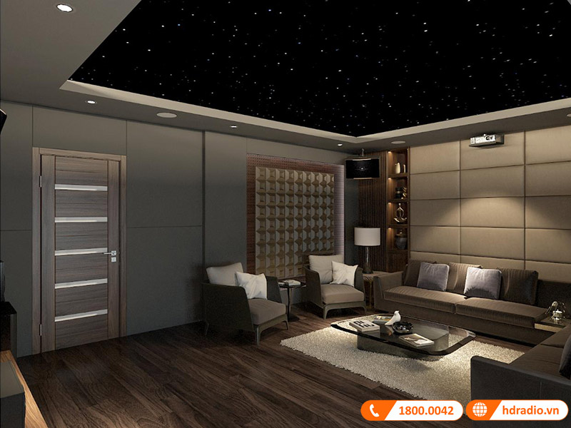 Thiết kế phòng chiếu phim gia đình anh Dũng Green Bay Thiết kế phòng chiếu phim gia đình anh Dũng Green Bay