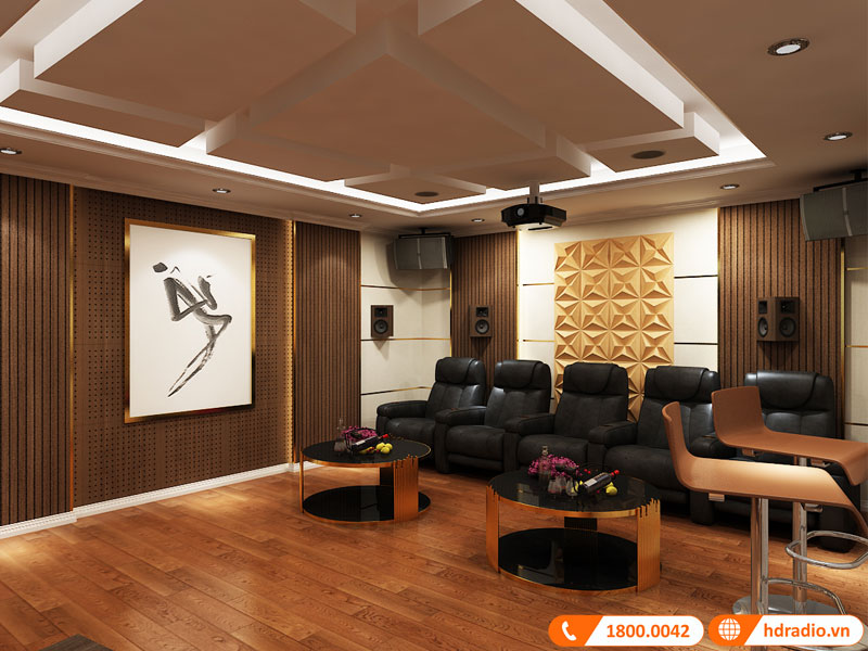 Thiết kế phòng chiếu phim gia đình biệt thự Green Pearl 378 Minh Khai Thiết kế phòng chiếu phim gia đình biệt thự Green Pearl 378 Minh Khai