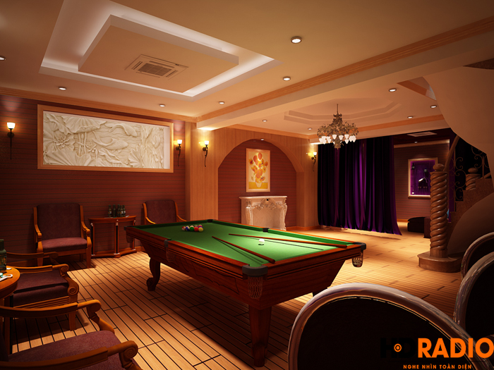 Thiết kế phòng chiếu phim khu biệt thự vinhomes