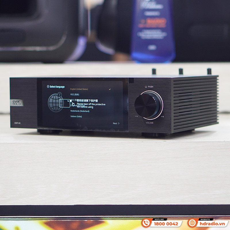 Music server Eversolo DMP-A6, Preamp, DACES9038Q2M, Network Streamer, Bluetooth, 4GB DDR kết hợp 32GB eMMC-2