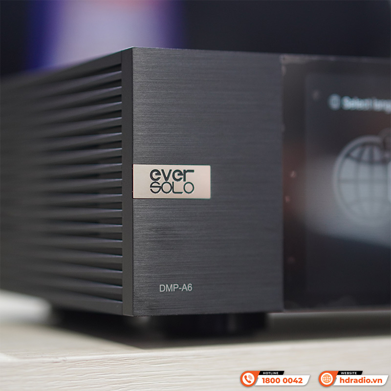 Music server Eversolo DMP-A6, Preamp, DACES9038Q2M, Network Streamer, Bluetooth, 4GB DDR kết hợp 32GB eMMC-3