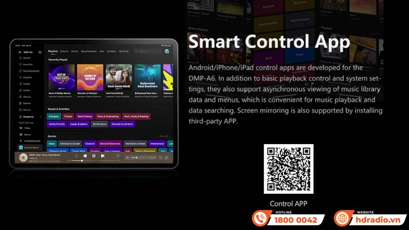 Điều khiển Network Streamer Eversolo DMP-A6