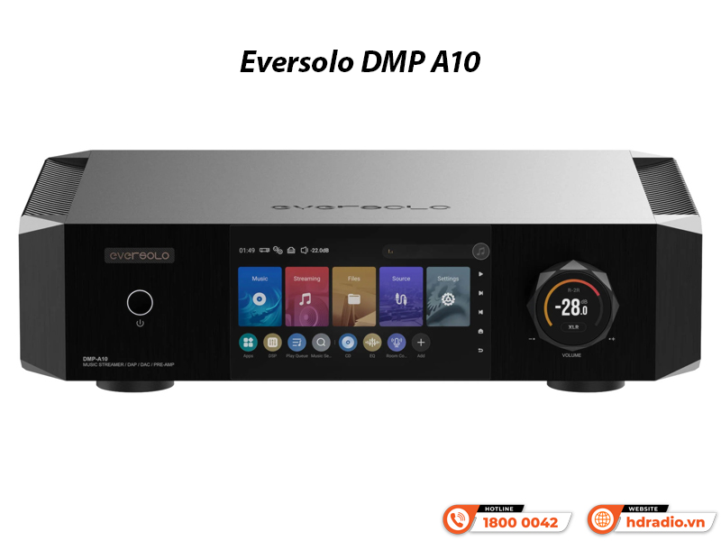 Music server + Network streamer + DAC + Pre Amp Eversolo DMP A10