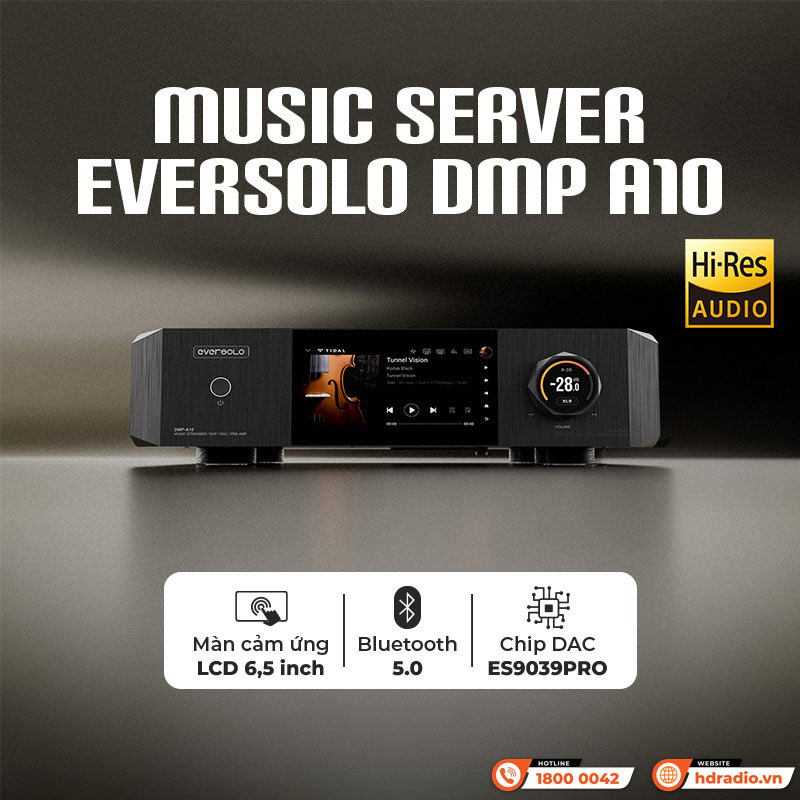 Tính năng của Music server Eversolo DMP A10