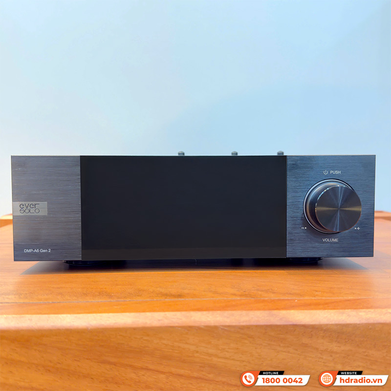 Music server Eversolo DMP A6 Gen 2, Pre Amp, DAC ES9038Q2M, Network Streamer, Bluetooth, 4GB DDR4 kết hợp 32GB eMMC-1