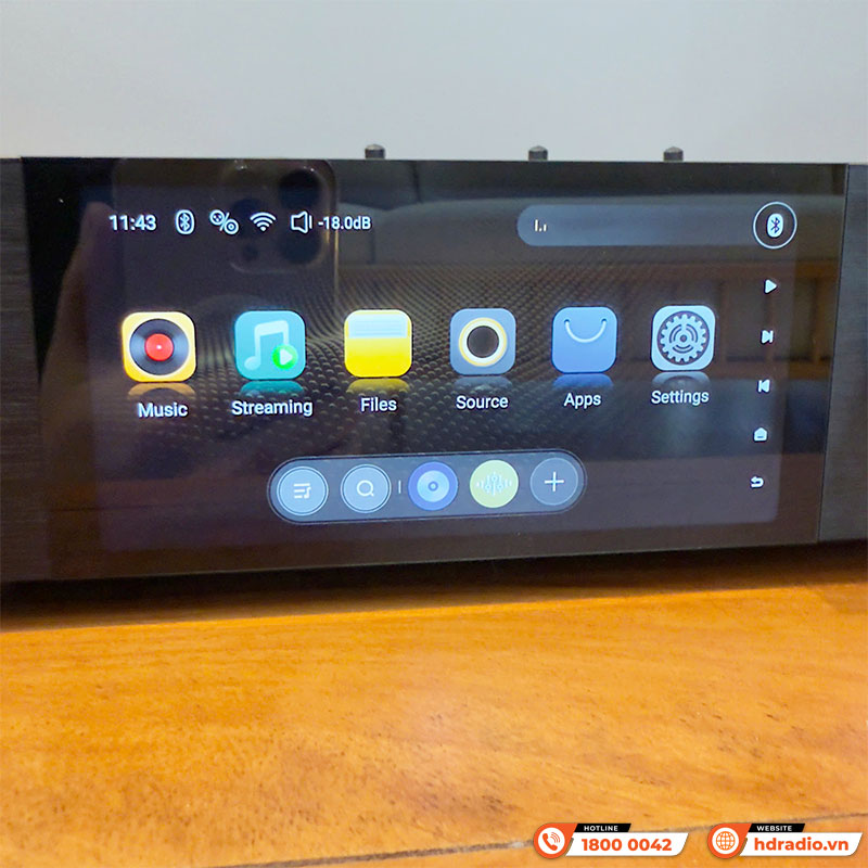 Music server Eversolo DMP A6 Gen 2, Pre Amp, DAC ES9038Q2M, Network Streamer, Bluetooth, 4GB DDR4 kết hợp 32GB eMMC-3