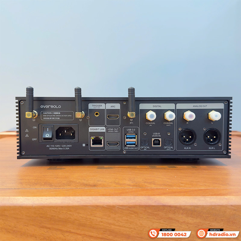 Music server Eversolo DMP A6 Gen 2, Pre Amp, DAC ES9038Q2M, Network Streamer, Bluetooth, 4GB DDR4 kết hợp 32GB eMMC-5