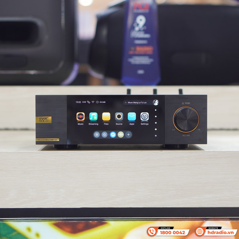 Music server Eversolo DMP-A6 Master Edition, DAC ES9038Q2M, Network Streamer, Bluetooth, 4Go DDR kết hợp 32Go eMMC-1