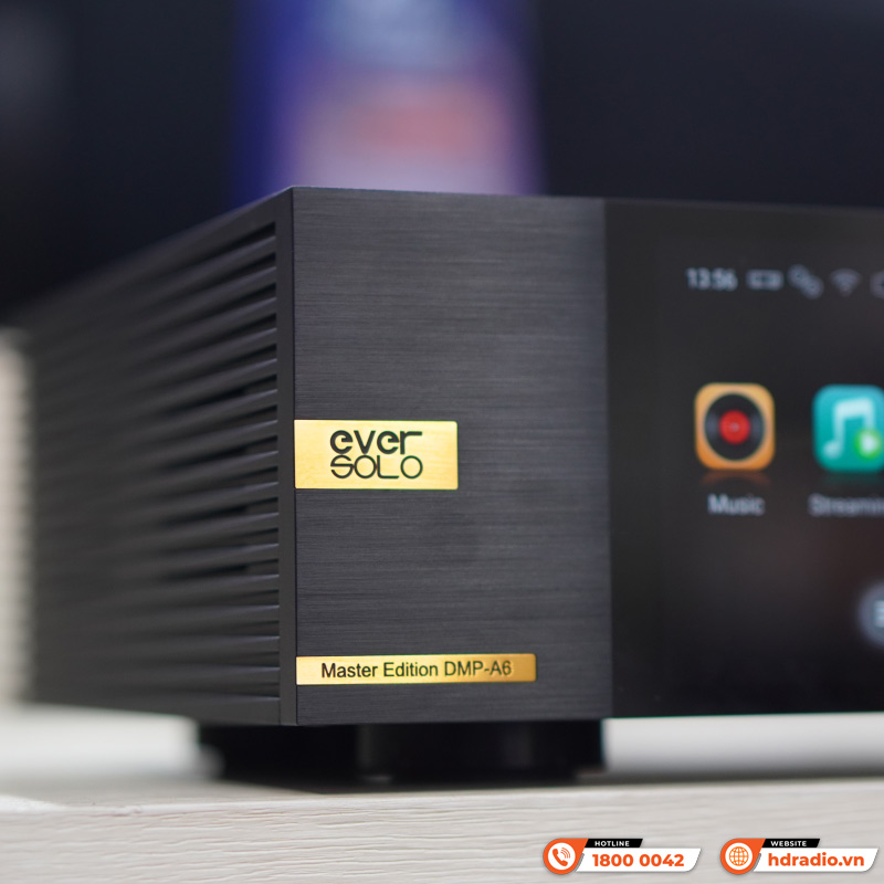 Music server Eversolo DMP-A6 Master Edition, DAC ES9038Q2M, Network Streamer, Bluetooth, 4Go DDR kết hợp 32Go eMMC-5