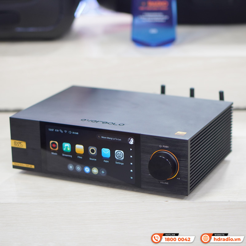Music server Eversolo DMP-A6 Master Edition, DAC ES9038Q2M, Network Streamer, Bluetooth, 4Go DDR kết hợp 32Go eMMC-6
