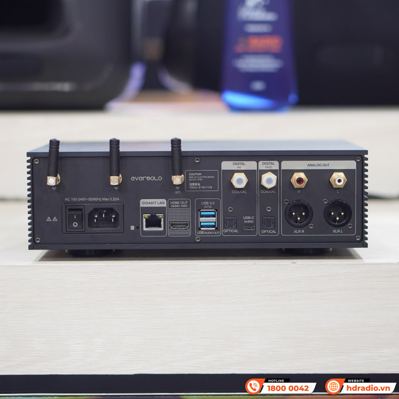 Music server Eversolo DMP-A6 Master Edition, DAC ES9038Q2M, Network Streamer, Bluetooth, 4Go DDR kết hợp 32Go eMMC-7