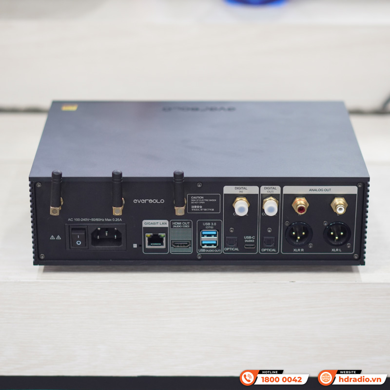 Music server Eversolo DMP-A6 Master Edition, DAC ES9038Q2M, Network Streamer, Bluetooth, 4Go DDR kết hợp 32Go eMMC-10