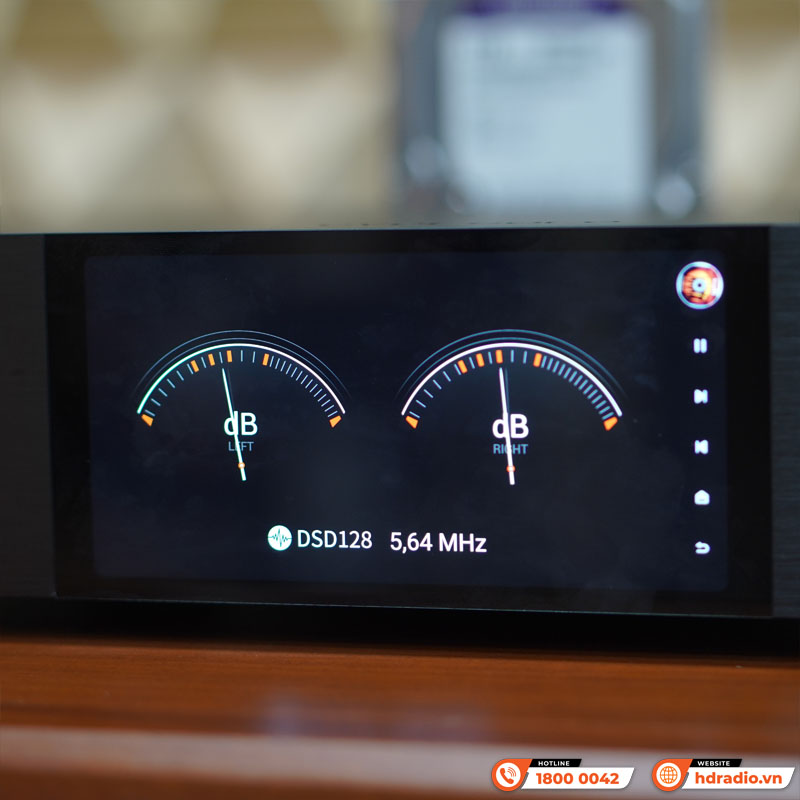 Music server Eversolo DMP-A8, Pre Amp, DAC AK4499EX và AK4191EQ, Network streamer, Bluetooth, 4GDDR4 kết hợp 64GeMMC-11