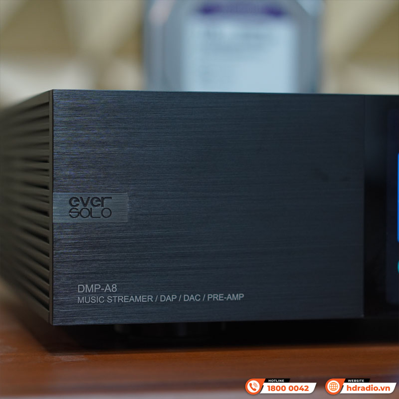 Music server Eversolo DMP-A8, Pre Amp, DAC AK4499EX và AK4191EQ, Network streamer, Bluetooth, 4GDDR4 kết hợp 64GeMMC-18