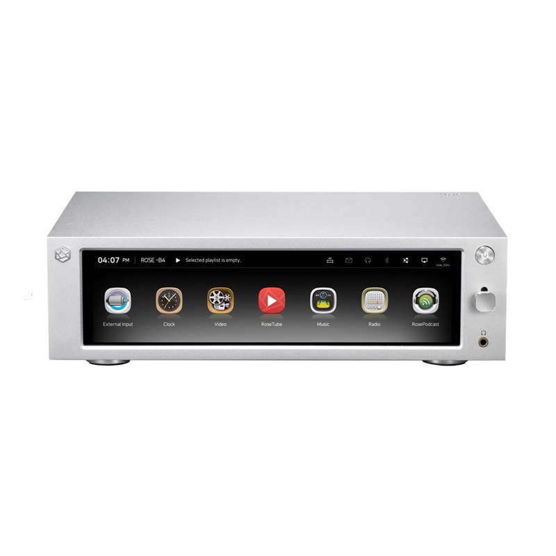 Network Audio Player + DAC Rose RS201 E, Chip Reference 32bit High Performance, WiFi, Bluetooth