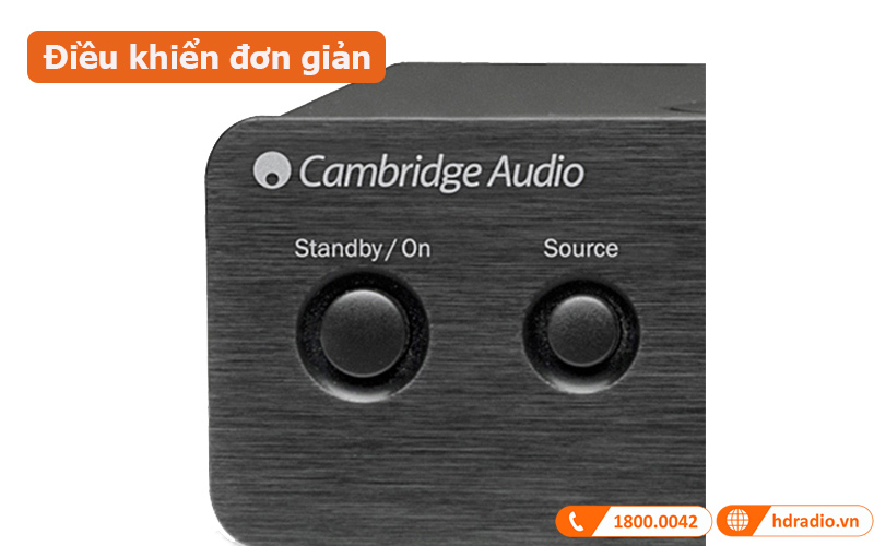 DAC + Headamp Cambridge Audio DacMagic 100 điều khiển đơn giản 