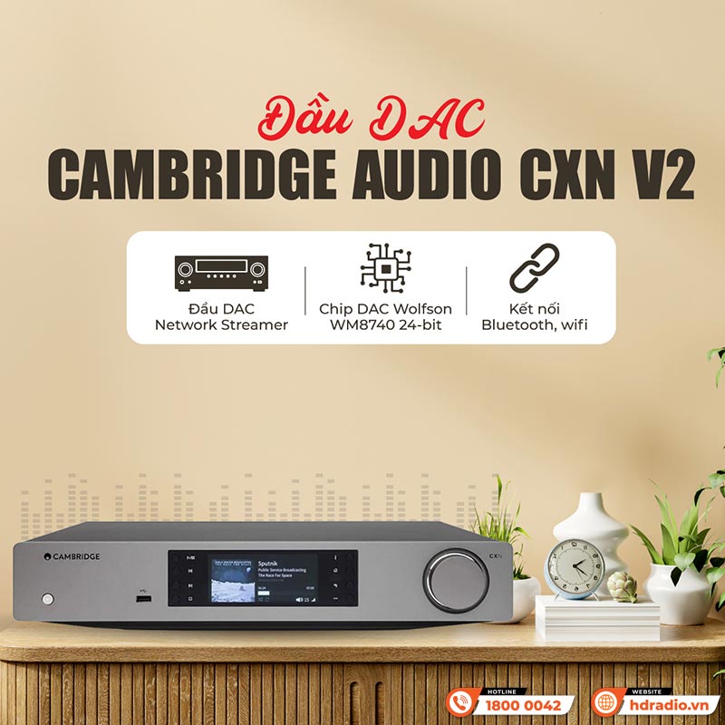 DAC + Network Streamer Cambridge Audio CXN V2-7