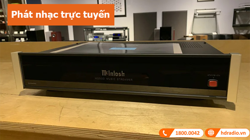 Streaming Audio Player McIntosh MS500 phát nhạc trực tuyến