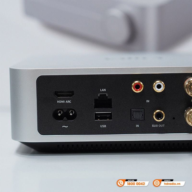 Amply WiiM Amp, 2 kênh, 60W/CH ở 8ohm 120W/CH ở 4ohm, Music Server, DAC, Network Streamer, Bluetooth, Wi-Fi, AirPlay 2, Chromecast-8