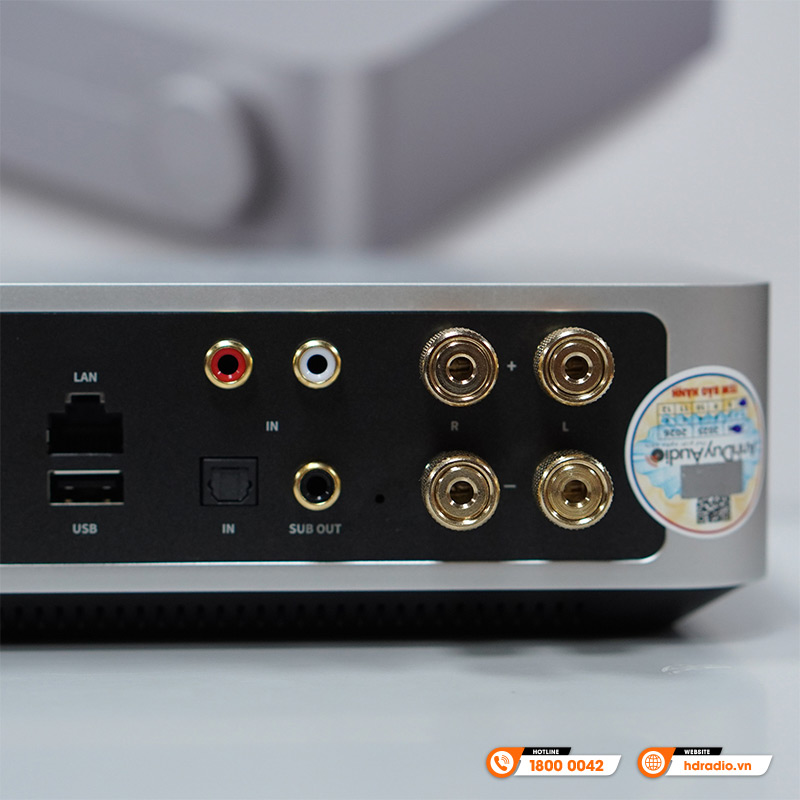 Amply WiiM Amp, 2 kênh, 60W/CH ở 8ohm 120W/CH ở 4ohm, Music Server, DAC, Network Streamer, Bluetooth, Wi-Fi, AirPlay 2, Chromecast-9